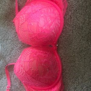 Victorias Secret Plunge Lace Bra size 32C